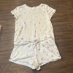 Old Navy Girls Shirt & Short Outfit